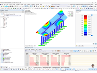 Deformata del modo nell'analisi dinamica modale (© Axial Structural Solutions)