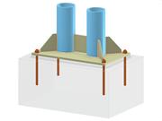 Modello 005841 | PO MERGI BUGU 435955 - Base di colonna con due colonne CHS