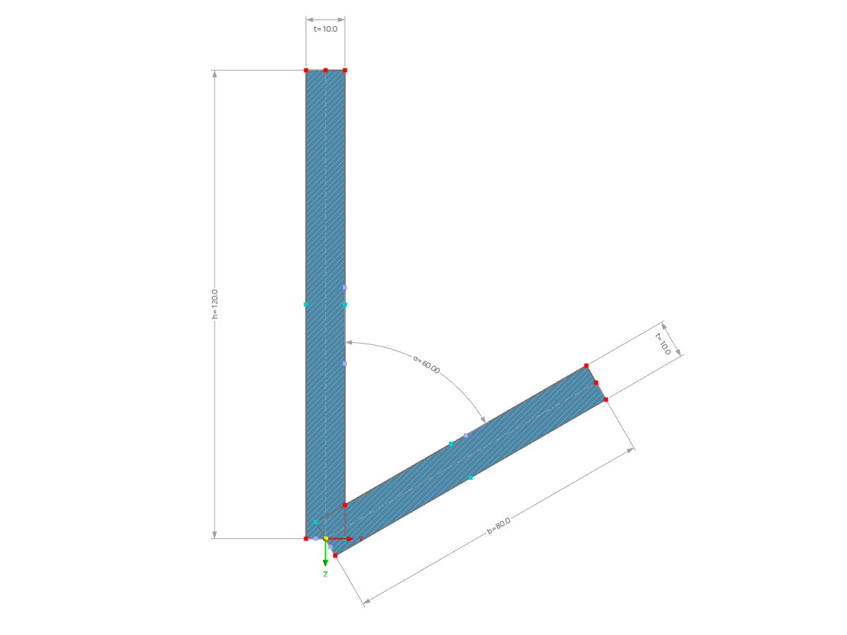 Modello 005907 | Sezione parametrica a L