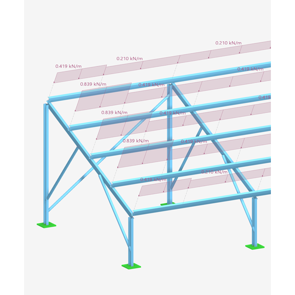 Analisi degli impatti del carico del vento sulla struttura di un pannello solare utilizzando RFEM 6