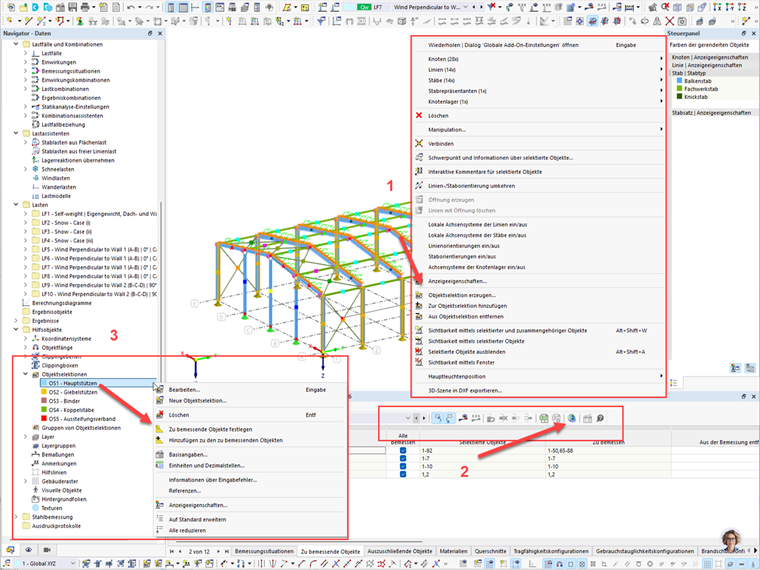 Progettazione utilizzando selezioni di oggetti