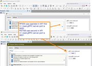 Impostazioni della porta per l'API (gRPC)