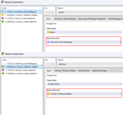 Definizioni dei materiali per calcestruzzo C20/25 e rinforzo B500S(A). Modelli di materiali non lineari selezionati.