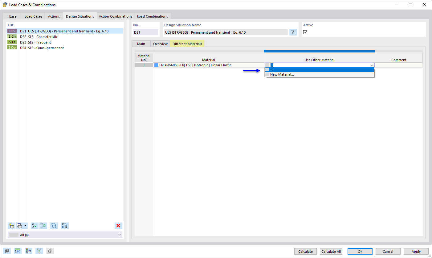 Altra inseguità del materiale