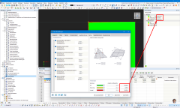 Visualizzazione delle opzioni di impostazione per i parametri di rete per l'adattamento del modello nel modulo software