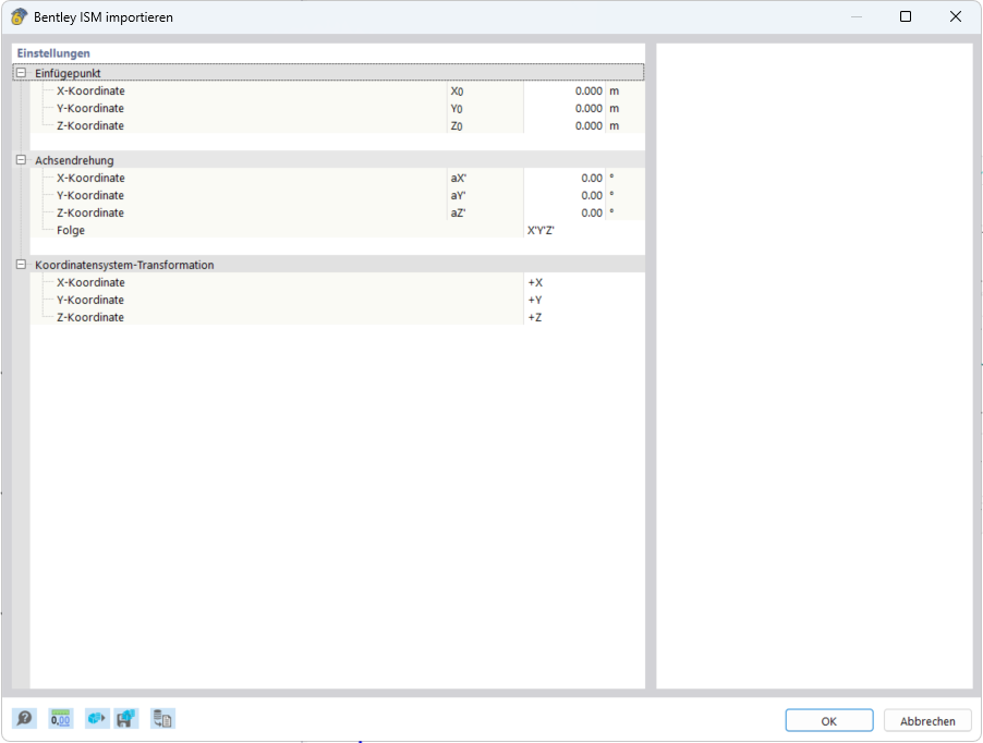Importazione ISM Bentley
