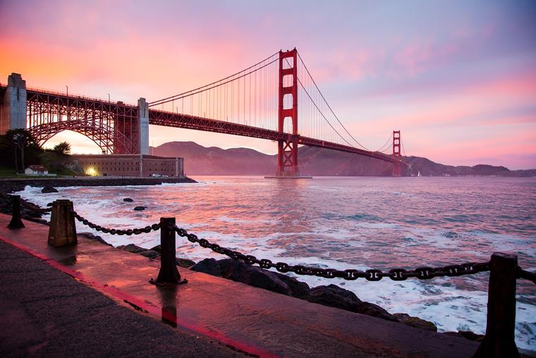 Il Golden Gate a San Francisco, calcolato da Charles Ellis