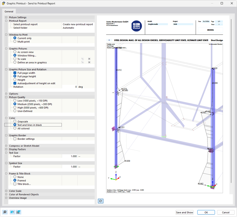 Preparazione della stampa grafica