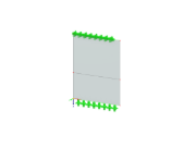 Progettazione di un pannello di vetro soggetto a carichi, utilizzato nel seminario di RFEM 6.