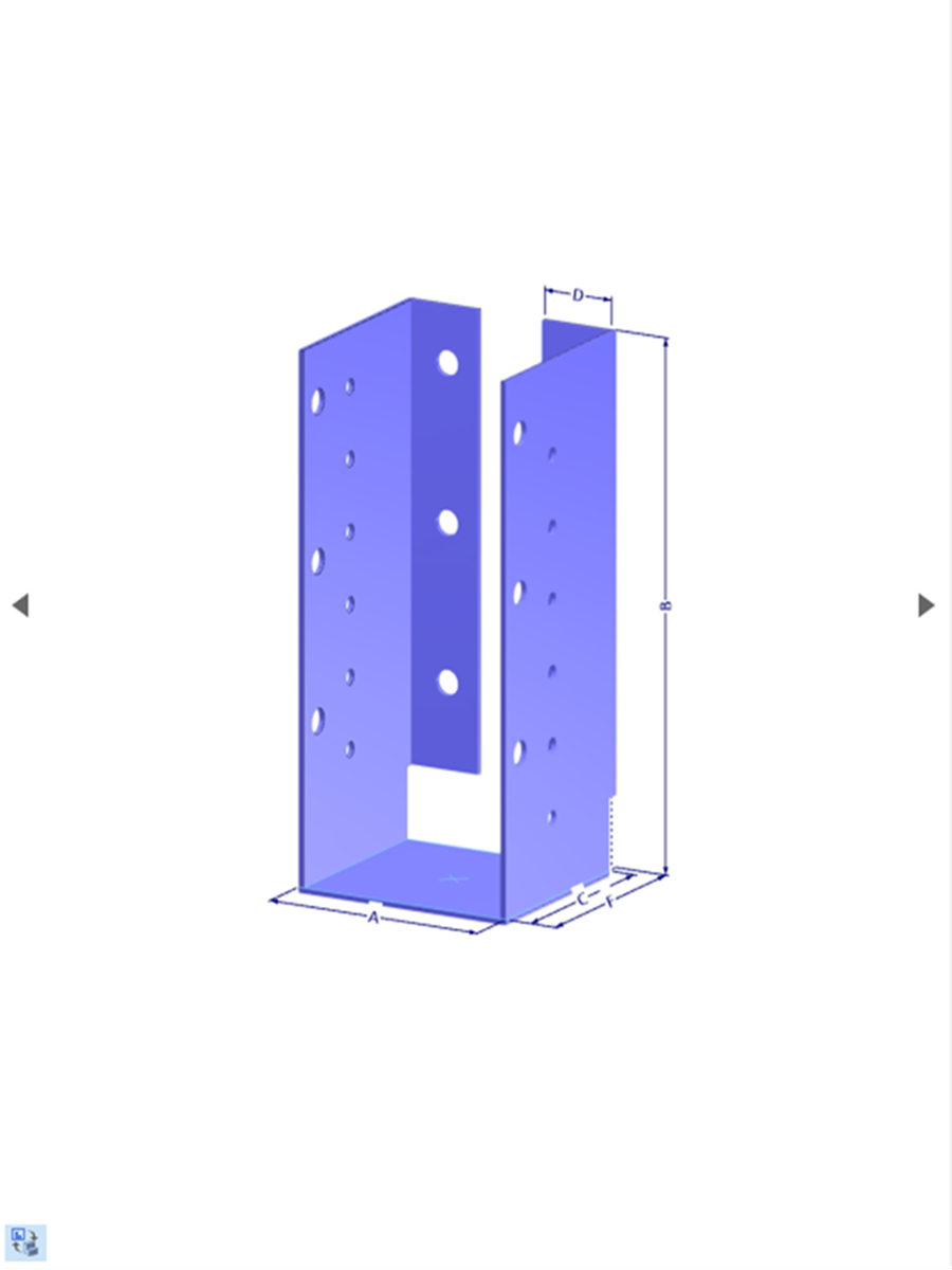 L'immagine mostra le dimensioni dettagliate di una serie specifica di componenti in millimetri.