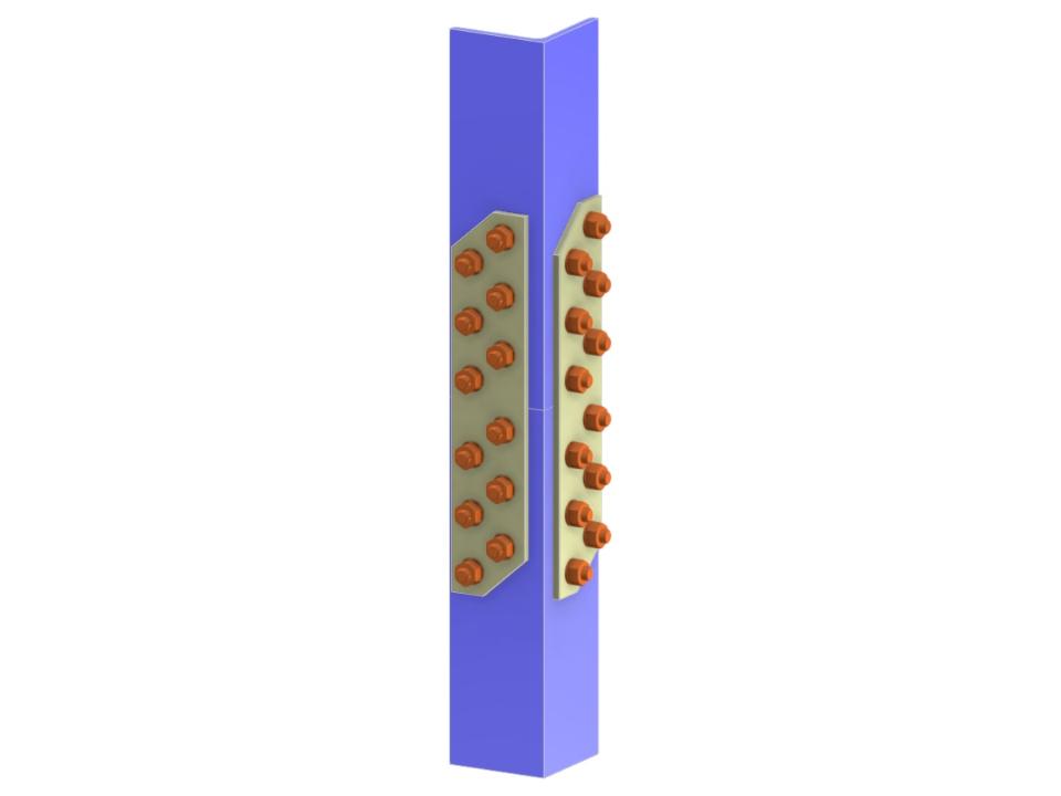 Model 006308 | Column Splice with Splice Plates