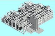 Modell in Autodesk Revit Structure