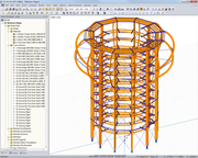 Wieża widokowa na wyspie Rugia, Niemcy | Zaprojektowane w programie RSTAB przez WIEHAG GmbH, Austria | www.wiehag.com