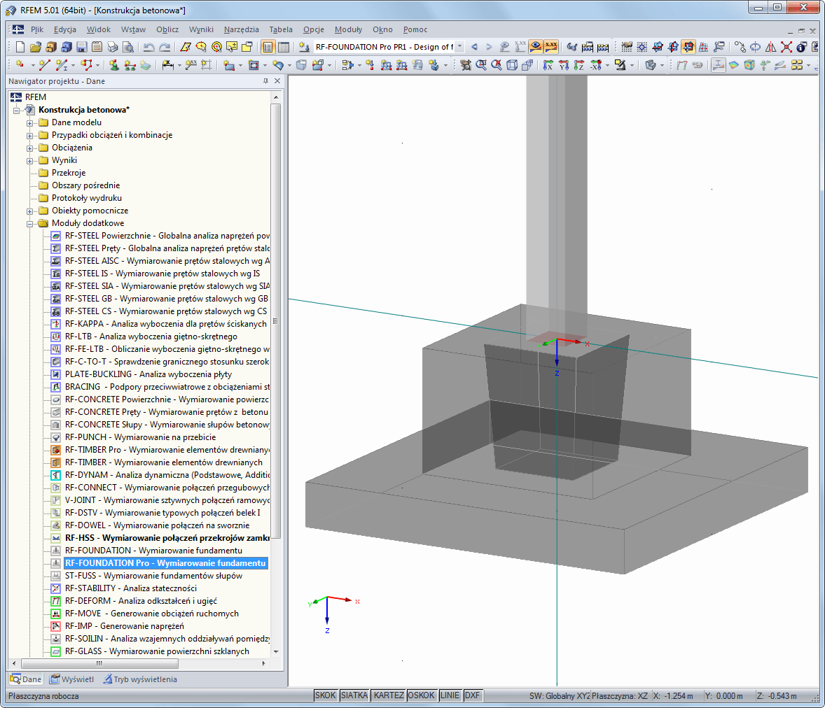 Fundamenty w renderowaniu 3D w RFEM