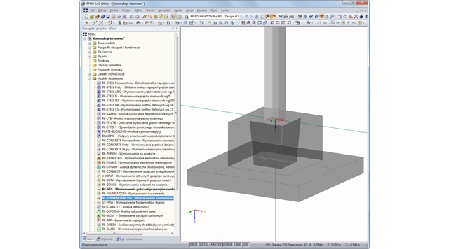 Fundamenty w renderowaniu 3D w RFEM