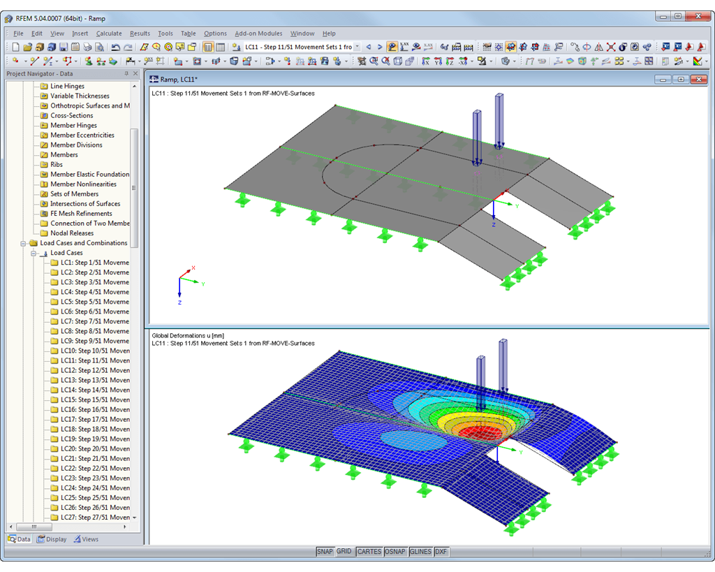 Generierte Lasten in RFEM