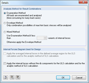 RF-CONCRETE Surfaces - Ustawienia szczegółów