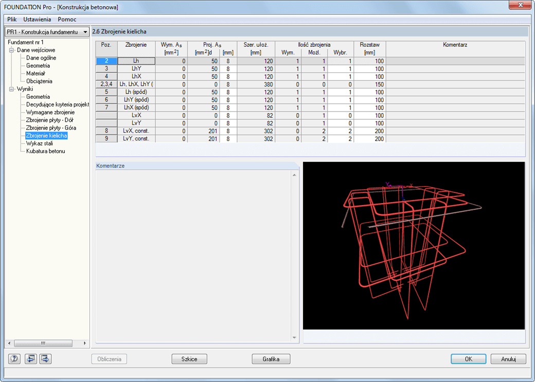 Dopuszczalne parcie gruntu dla normalnego przypadku gruntu niespoistego