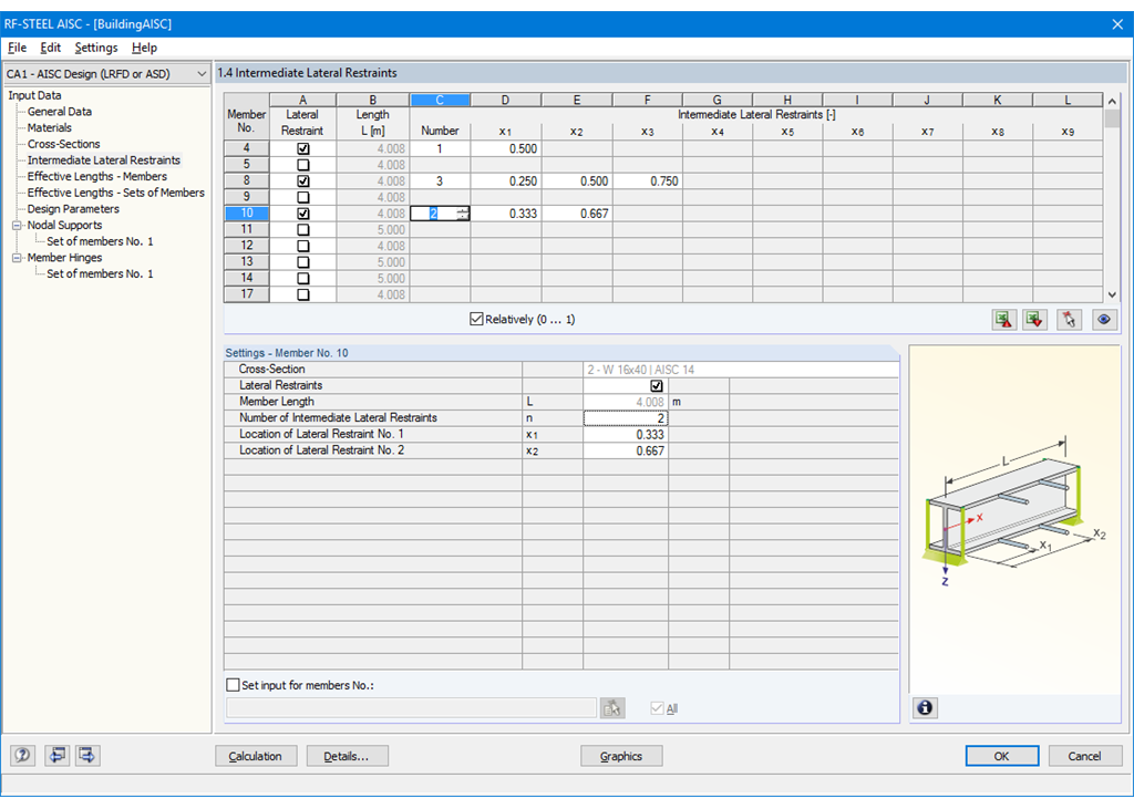 Seitliche Lagerungen