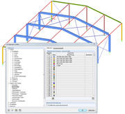 Wyświetlanie kolorów obiektów według przekrojów