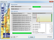 Ablauf der Berechnung mit Diagramm der Verformungen