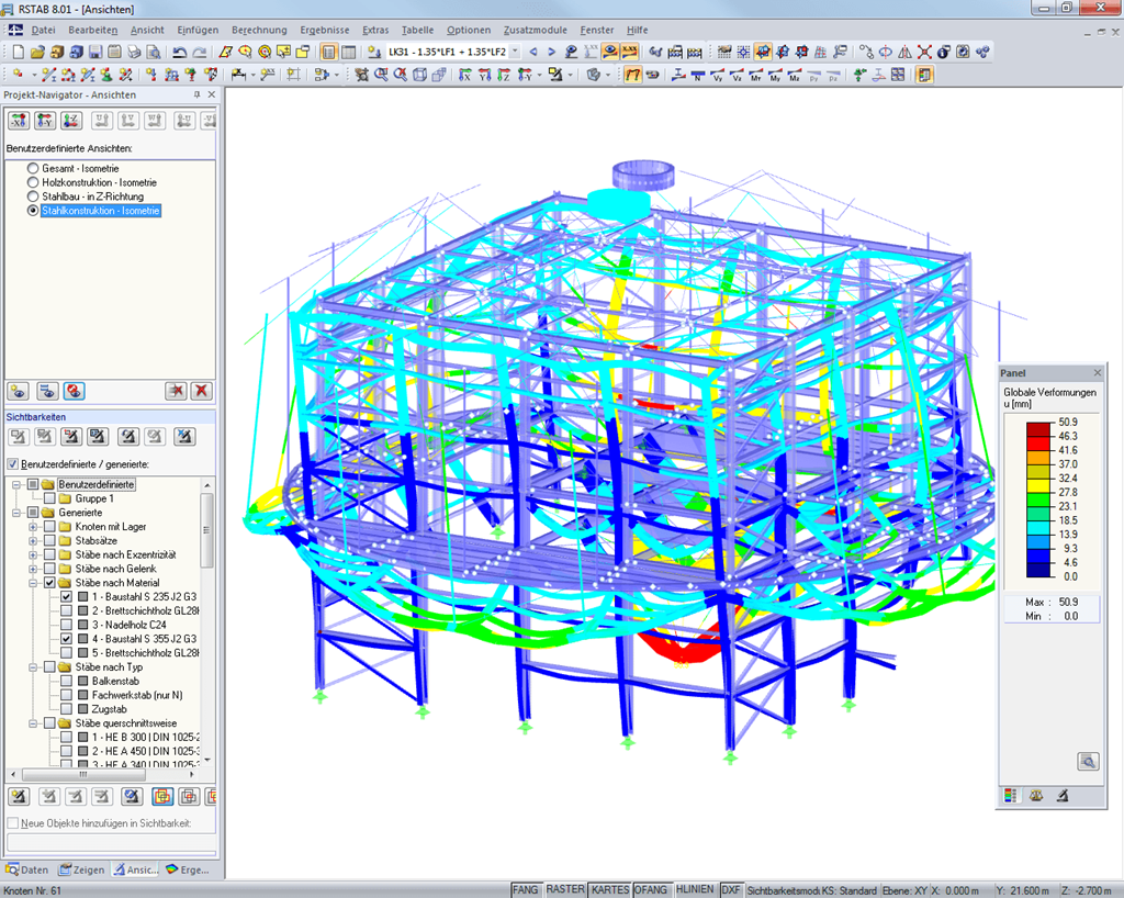 Neuer Projekt-Navigator - Ansichten