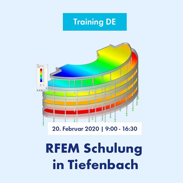 Basisschulung zum FEM-Statikprogramm RFEM 
20. Februar 2020