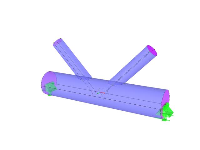 Parametrische RFEM Rohrverbindung