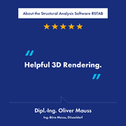 Za pomocą programu do analizy statyczno -wytrzymałościowej RSTAB