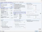 Okno dialogowe Parametry obliczeń