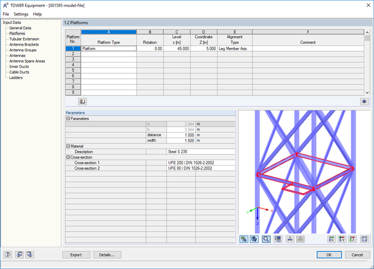 Platforma wstawiona w RF-/TOWER Equipment