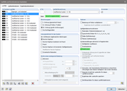 Parametry obliczeń przypadków obciążeń