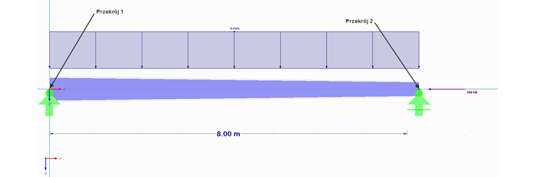 Układ konstrukcyjny i obciążenie
