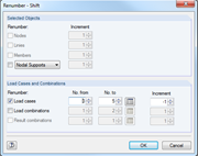 Lastfälle umnummerieren