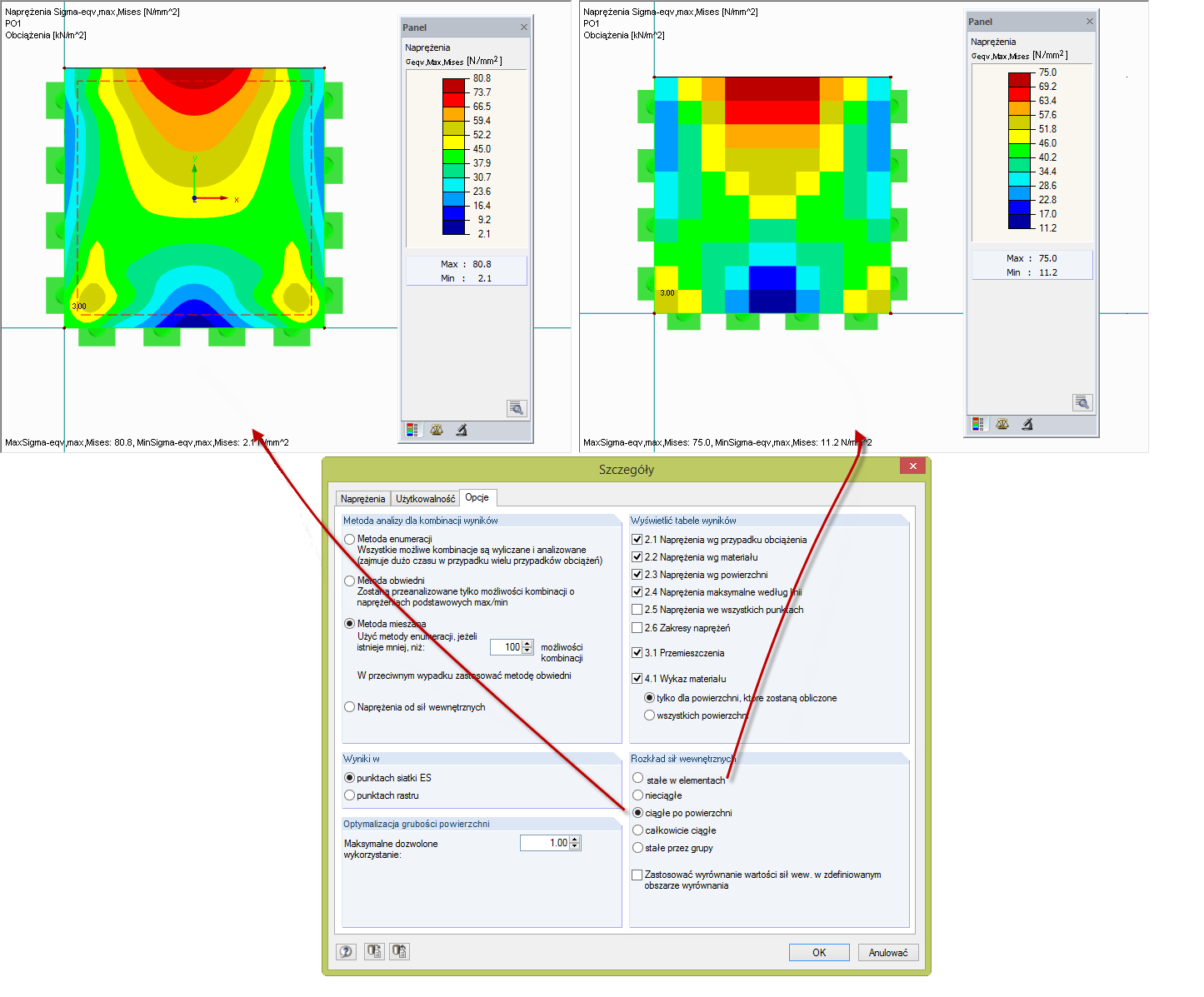 Warianty wygładzania