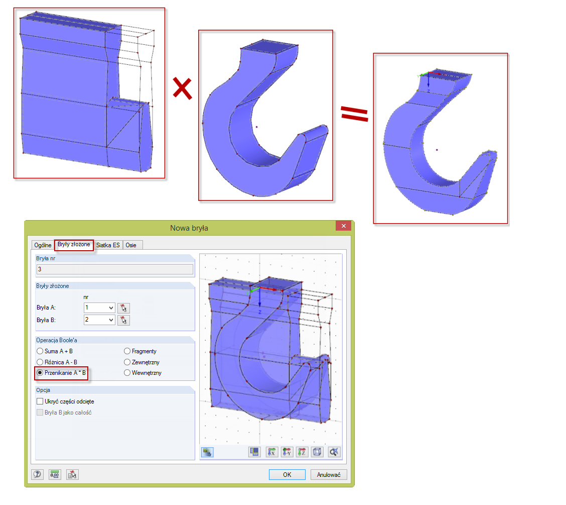 Boolesche Operation "Schnittmenge"
