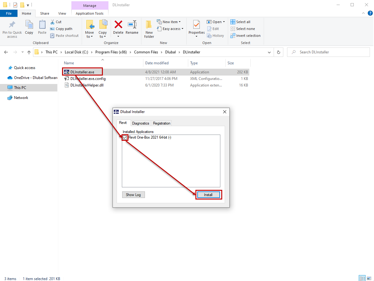 Późniejsza instalacja interfejsu Revit