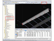Określanie zmiennej wysokości przekroju pręta o zmiennym przekroju za pomocą funkcji „Połącz linie lub pręty”