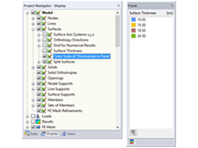 Farbskala der Dicken im Panel