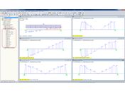 Graficzne przedstawienie pełnej/zredukowanej siły tnącej i wymaganego zbrojenia na ścinanie