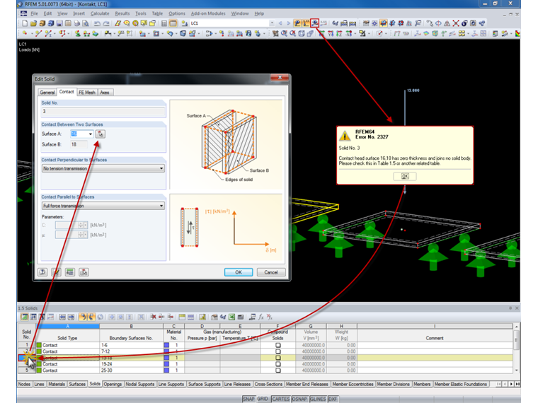 Połączenie tabel i okien dialogowych