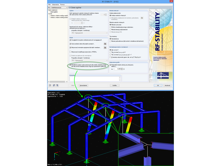 Znalezienie niestateczności układu