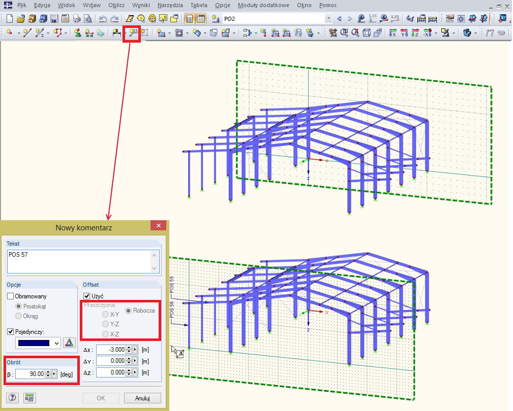 Wstawianie komentarza
