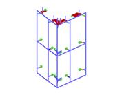 Model 3D projektu klienta „Fasada biurowa VoltAir, Berlin” (© Rümmele Bauingenieur GmbH)