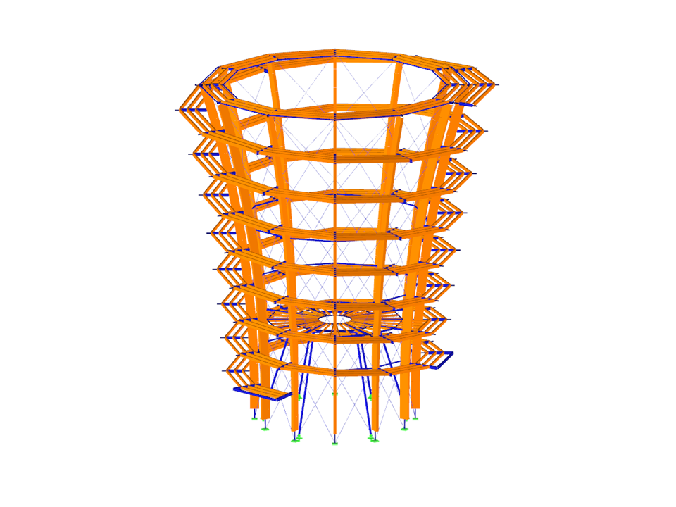 Aussichtsturm am Baumwipfelpfad Steigerwald