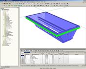 RFEM-Modell des Aufgabebunkers (©IB Ehlenz)