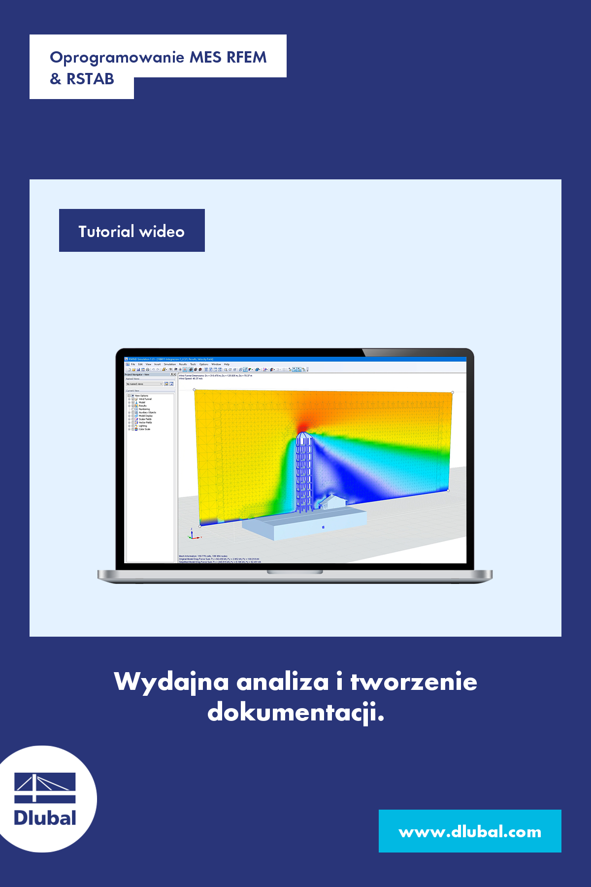 RFEM oparty na MES \n i RSTAB do analizy konstrukcji szkieletowych