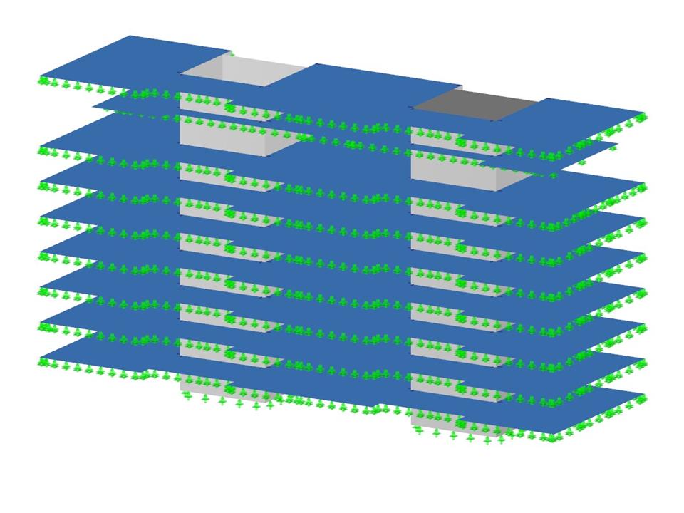 Budynek biurowo -handlowy Palazzo Meridia, Nicea, Francja