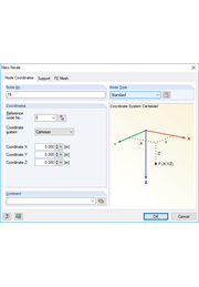 Okno dialogowe "Nowa linia"
