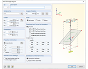 Okno dialogowe "Nowy uśredniony obszar"